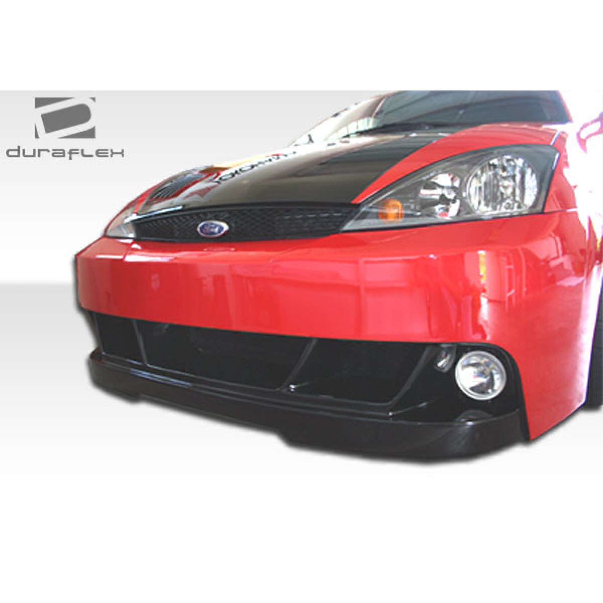 Modify your Ford Focus 2000 with our Exterior/Front Bumpers or Lips - Front view showing slight upward angle of bumper