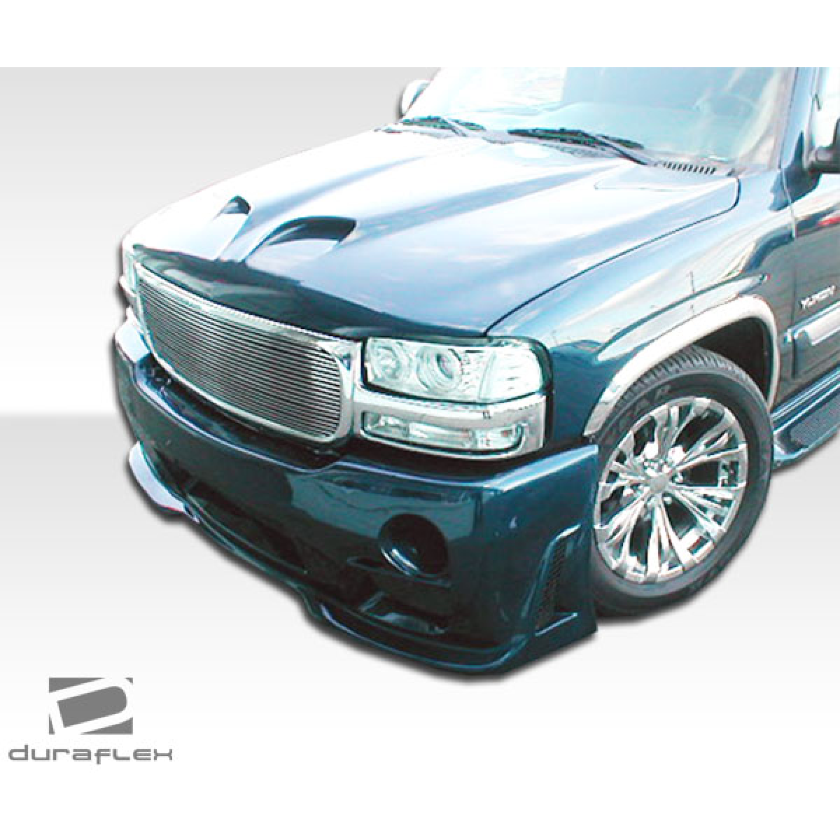 Modify your GMC Yukon 2000 with our Exterior/Front Bumpers or Lips - Front view of vehicle part at a slight angle