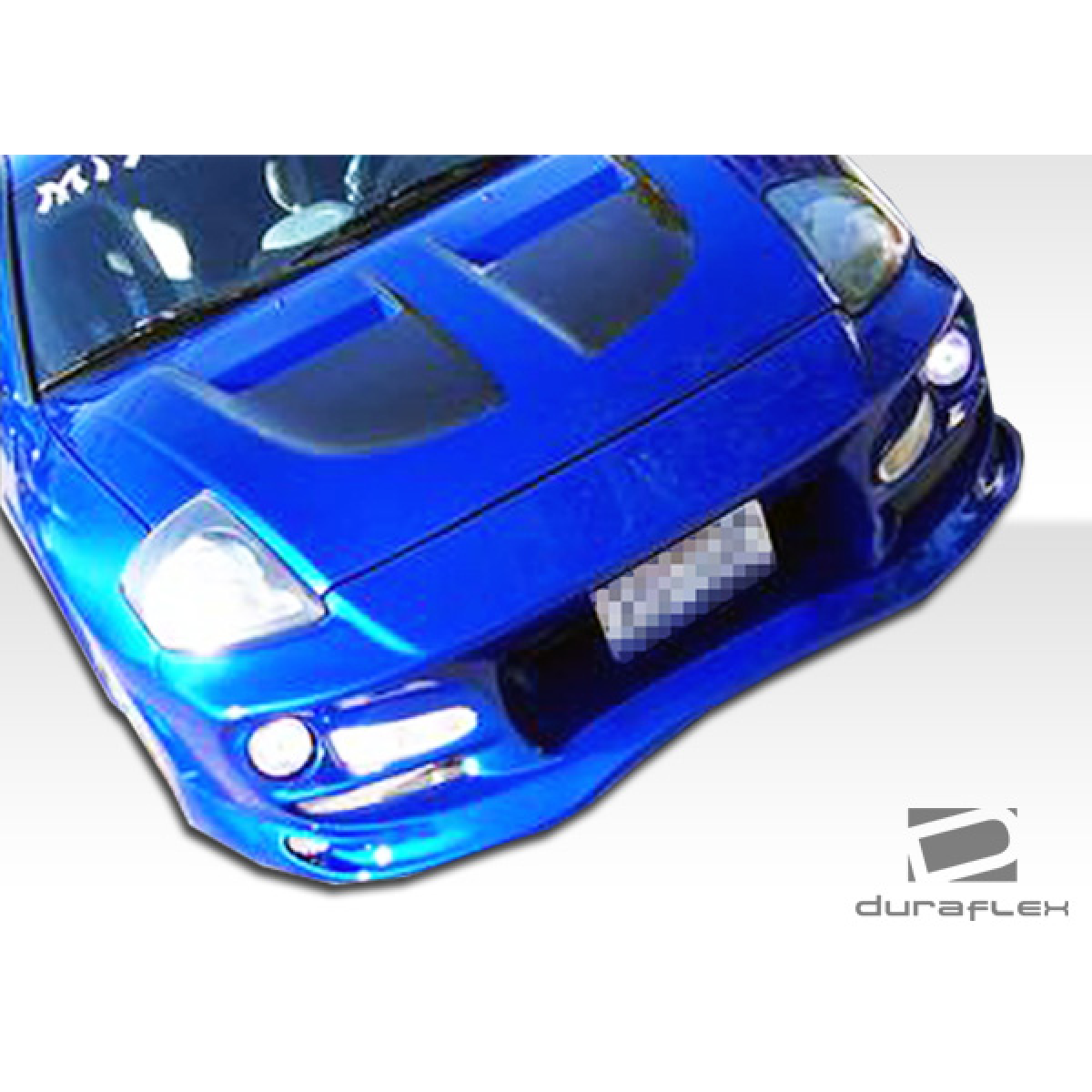 Modify your Mitsubishi Eclipse 2000 with our Exterior/Front Bumpers or Lips - View from above at slight angle showing front part