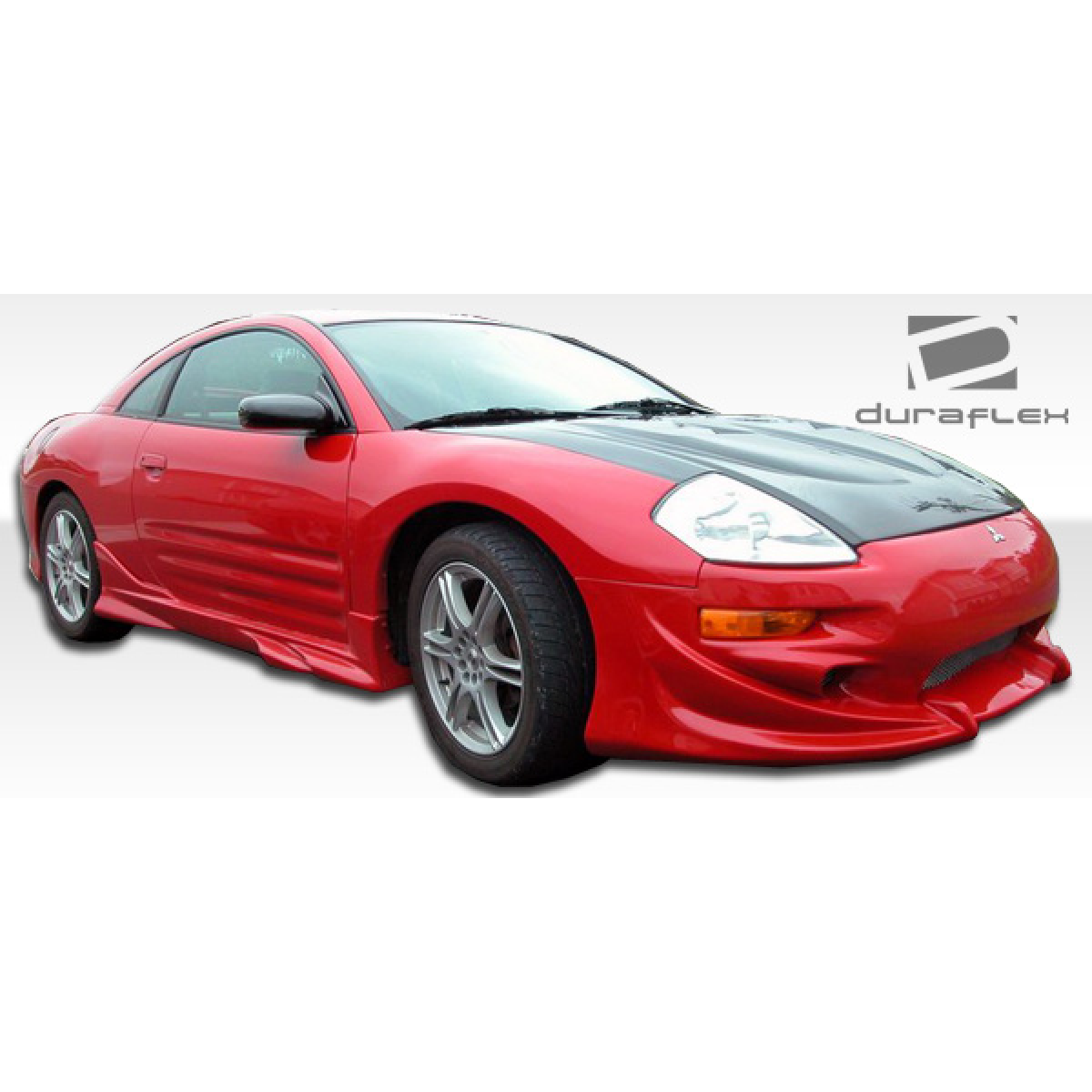 Modify your Mitsubishi Eclipse 2000 with our Exterior/Complete Body Kits - Front angle view of a modified car