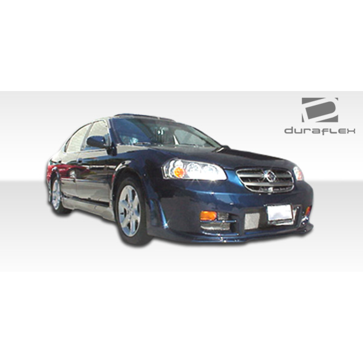 Modify your Nissan Maxima 2000 with our Exterior/Side Skirts - Angled view from the front left side