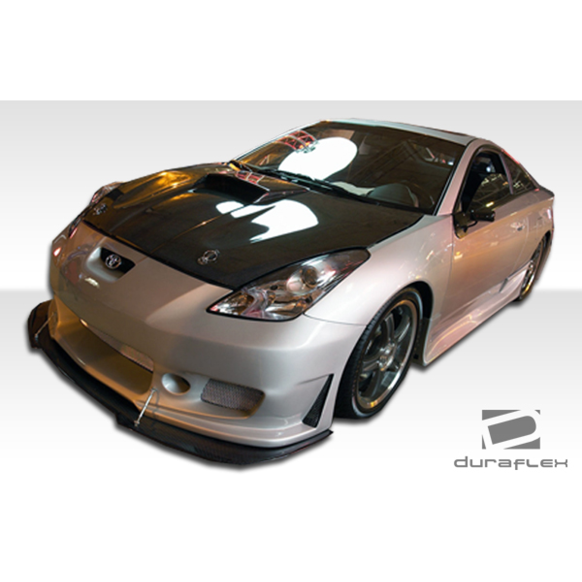 Modify your Toyota Celica 2000 with our Exterior/Front Bumpers - Angle view from the front and slightly to the side