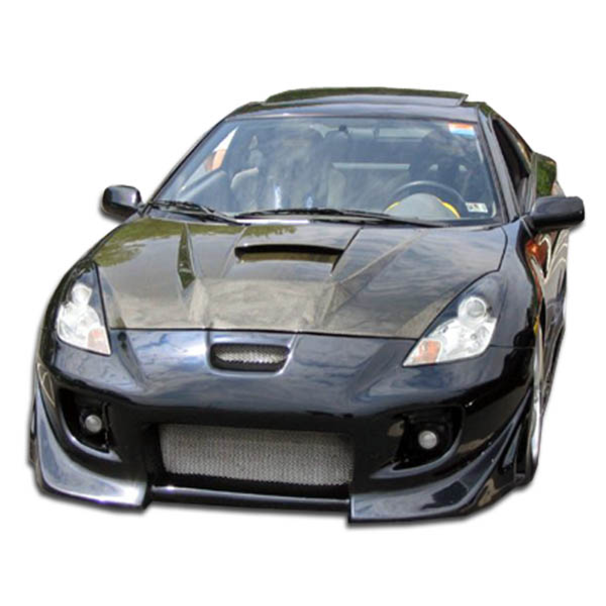 Modify your Toyota Celica 2000 with our Exterior/Front Bumpers or Lips - Front angle view of the vehicle