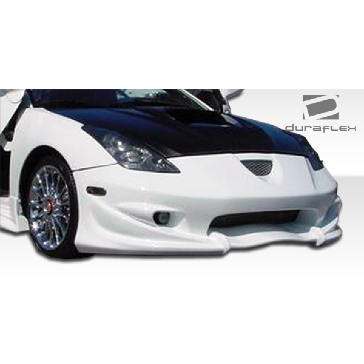 Modify your Toyota Celica 2000 with our Exterior/Front Bumpers or Lips - Front angle view of a body kit bumper for celica