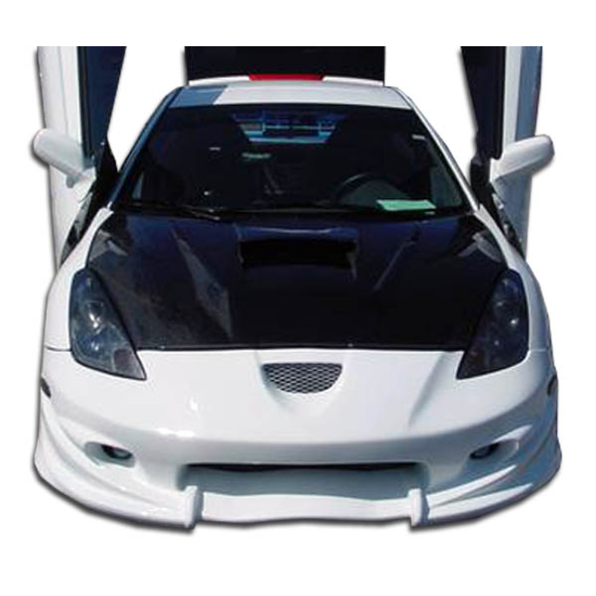 Modify your Toyota Celica 2000 with our Exterior/Front Bumpers or Lips - Front view angle of the vehicle part