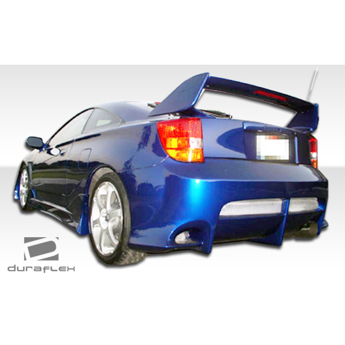 Modify your Toyota Celica 2000 with our Exterior/Complete Body Kits - View from the rear at a slight angle