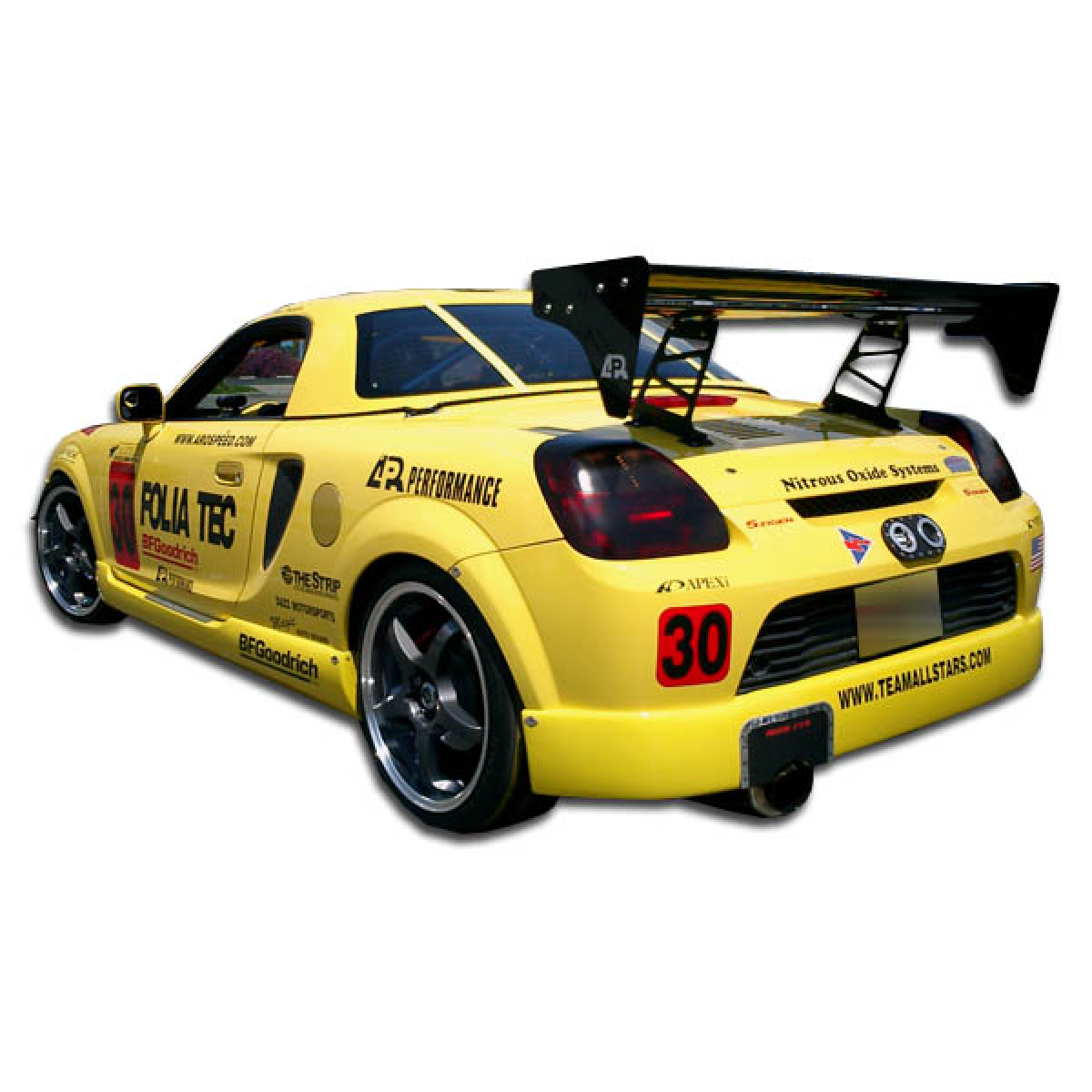 Modify your Toyota MR2 Spyder 2000 with our Exterior/Complete Body Kits - Rear three quarter view from the right side