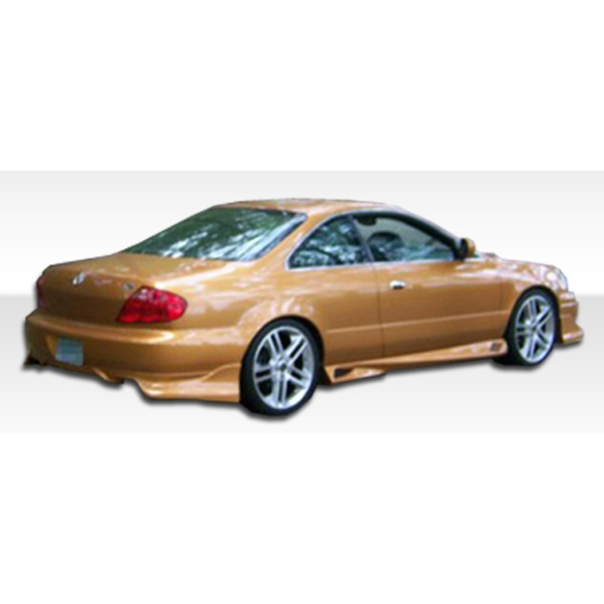 Modify your Acura CL 2001 with our Exterior/Rear Bumpers or Lips - Rear angle view of the vehicle showcasing design