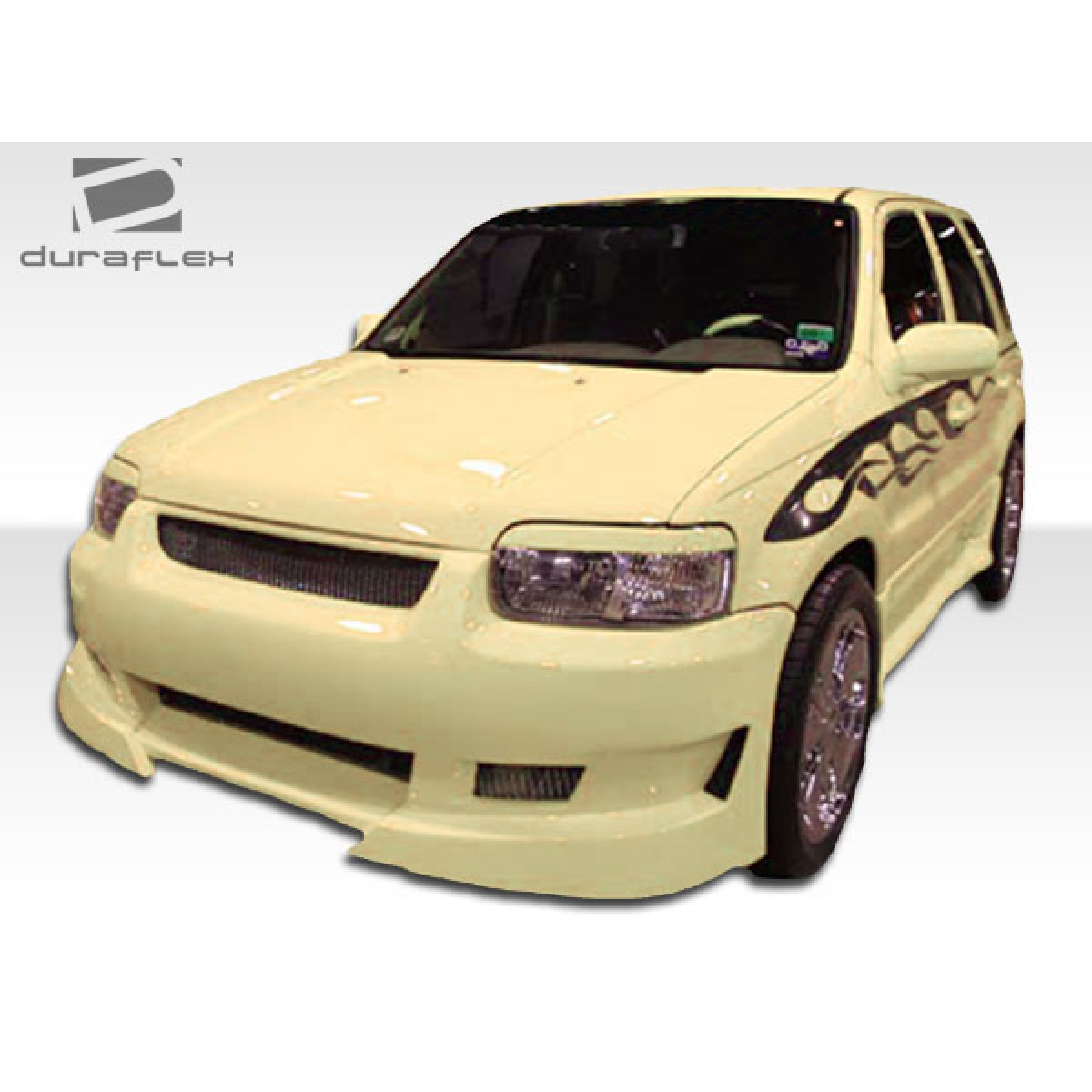 Modify your Ford Escape 2001 with our Exterior/Side Skirts - Front three quarter angle of the vehicle