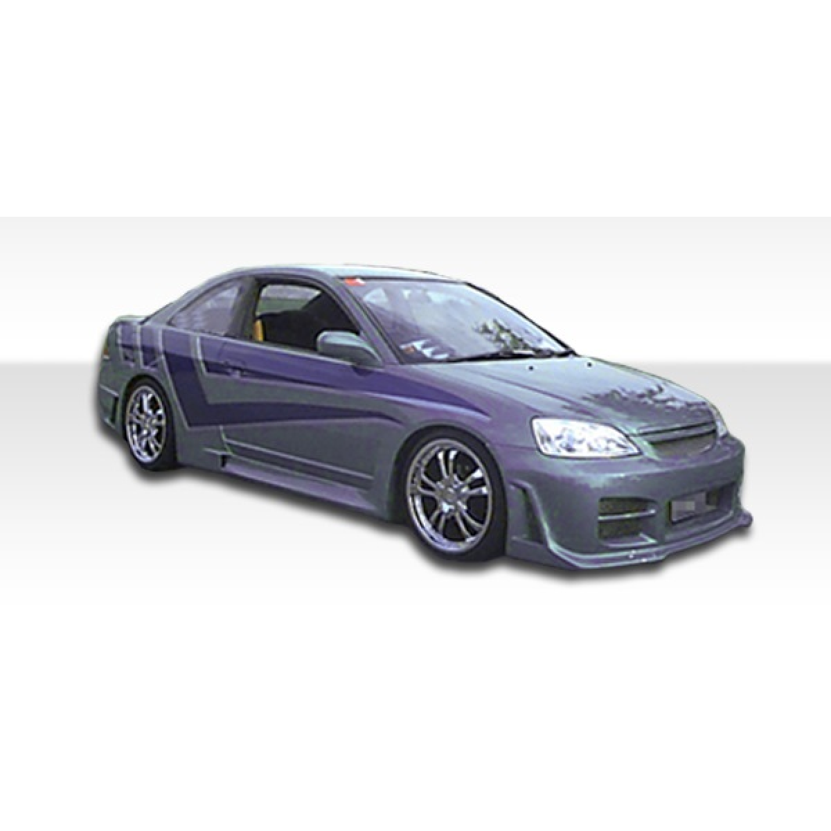 Modify your Honda Civic 2001 with our Exterior/Side Skirts - Car is shown at a right side angle