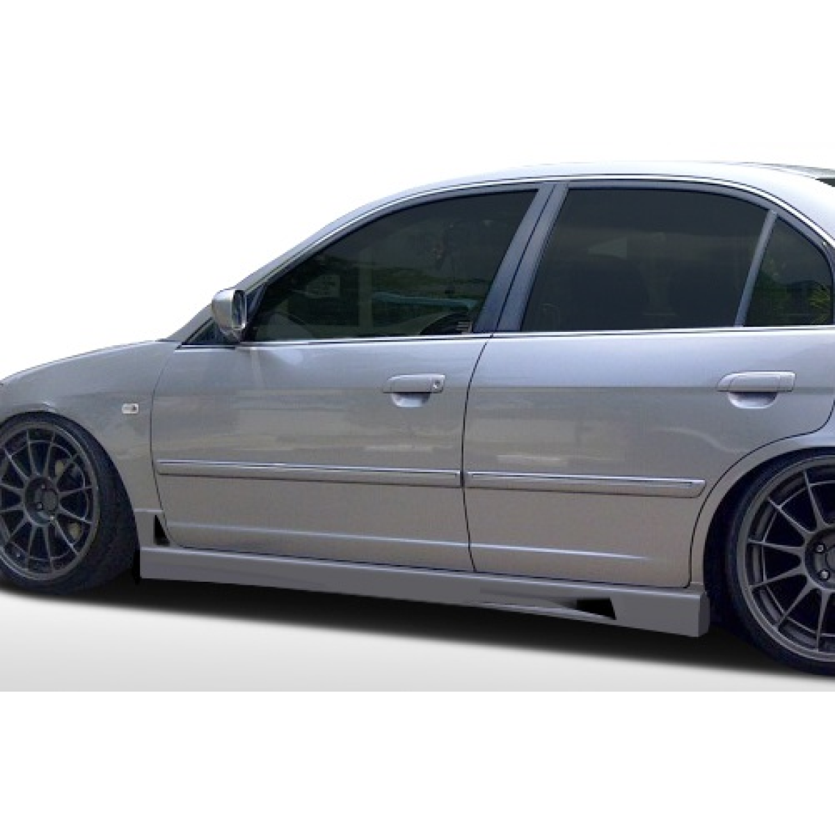 Modify your Honda Civic 2001 with our Exterior/Complete Body Kits - Side view of car part at a slight angle