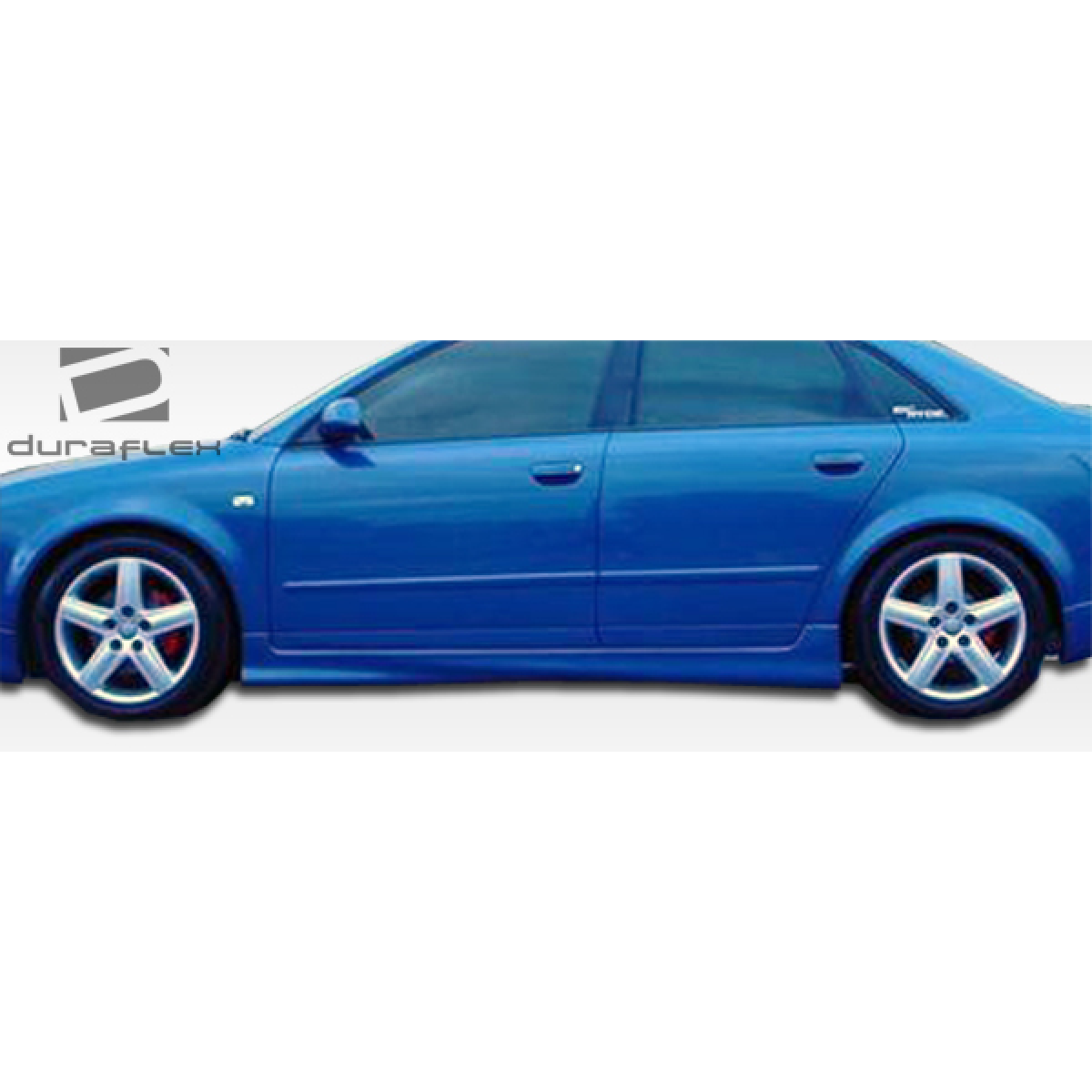 Modify your Audi A4 2006 with our Exterior/Complete Body Kits - Side view of the Audi A4 at a profile angle