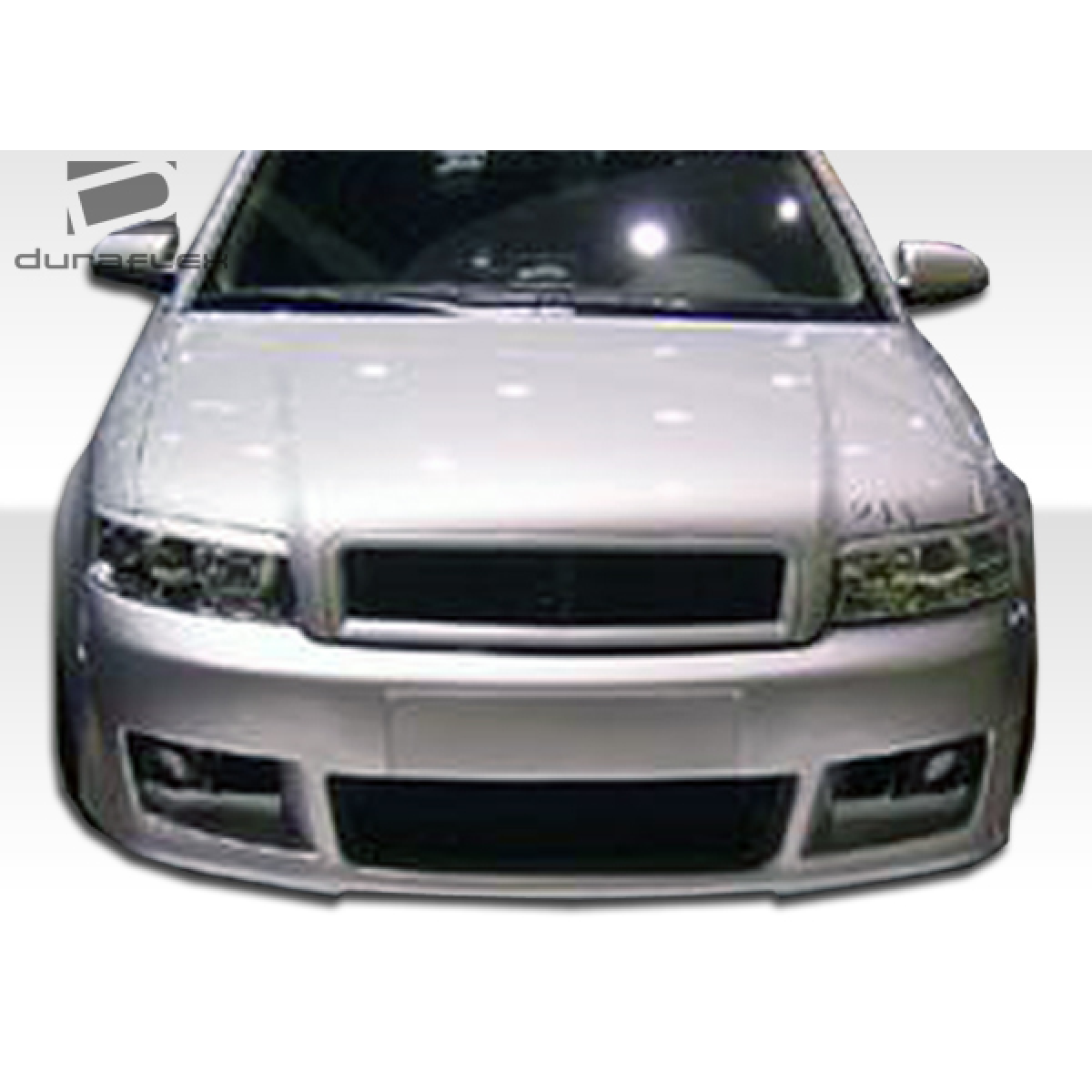 Modify your Audi A4 2002 with our Exterior/Front Bumpers or Lips - Front view of vehicle part at 0 degree angle