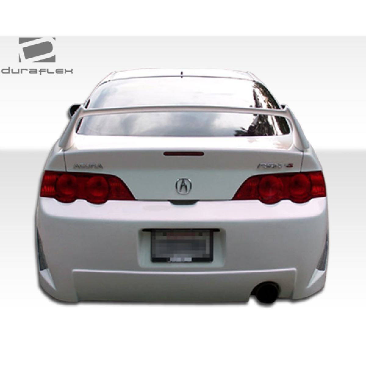 Modify your Acura RSX 2002 with our Exterior/Rear Bumpers or Lips - Rear view angle of the Acura RSX