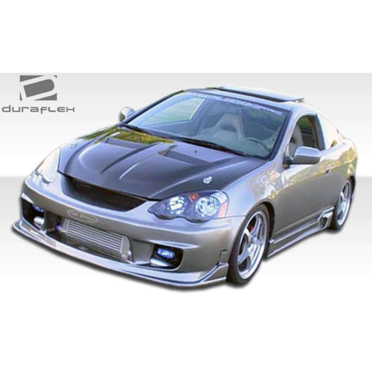 Modify your Acura RSX 2002 with our Exterior/Complete Body Kits - Front angle view of custom Acura RSX bumper