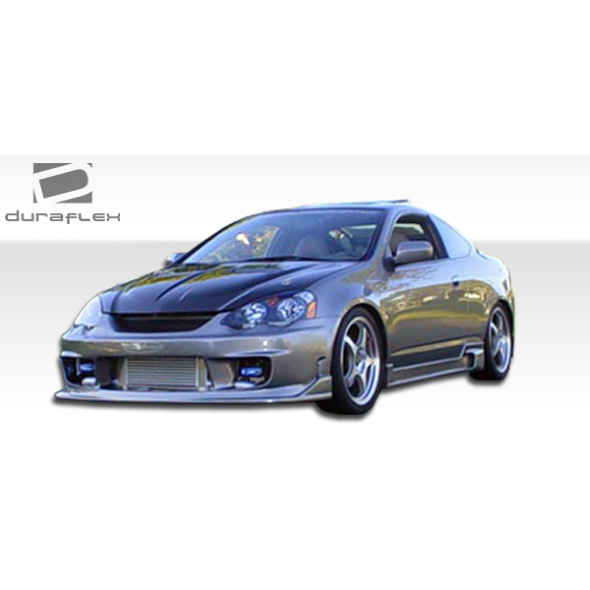 Modify your Acura RSX 2002 with our Exterior/Complete Body Kits - Front view of car at a slight angle