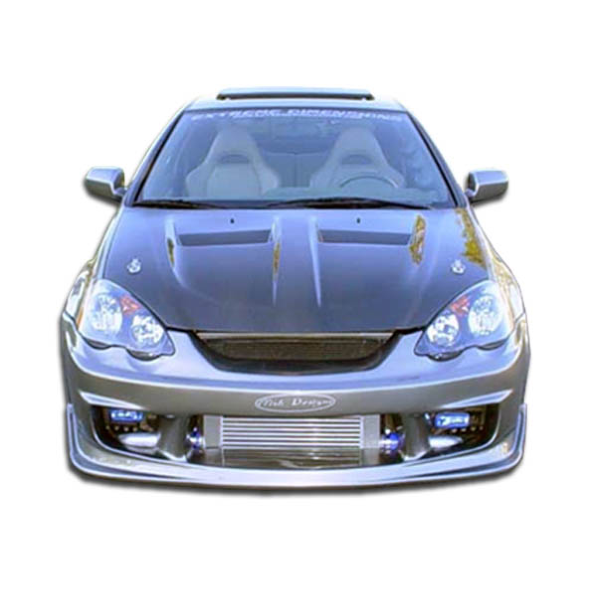 Modify your Acura RSX 2002 with our Exterior/Complete Body Kits - Front view of the Acura RSX Duraflex bumper