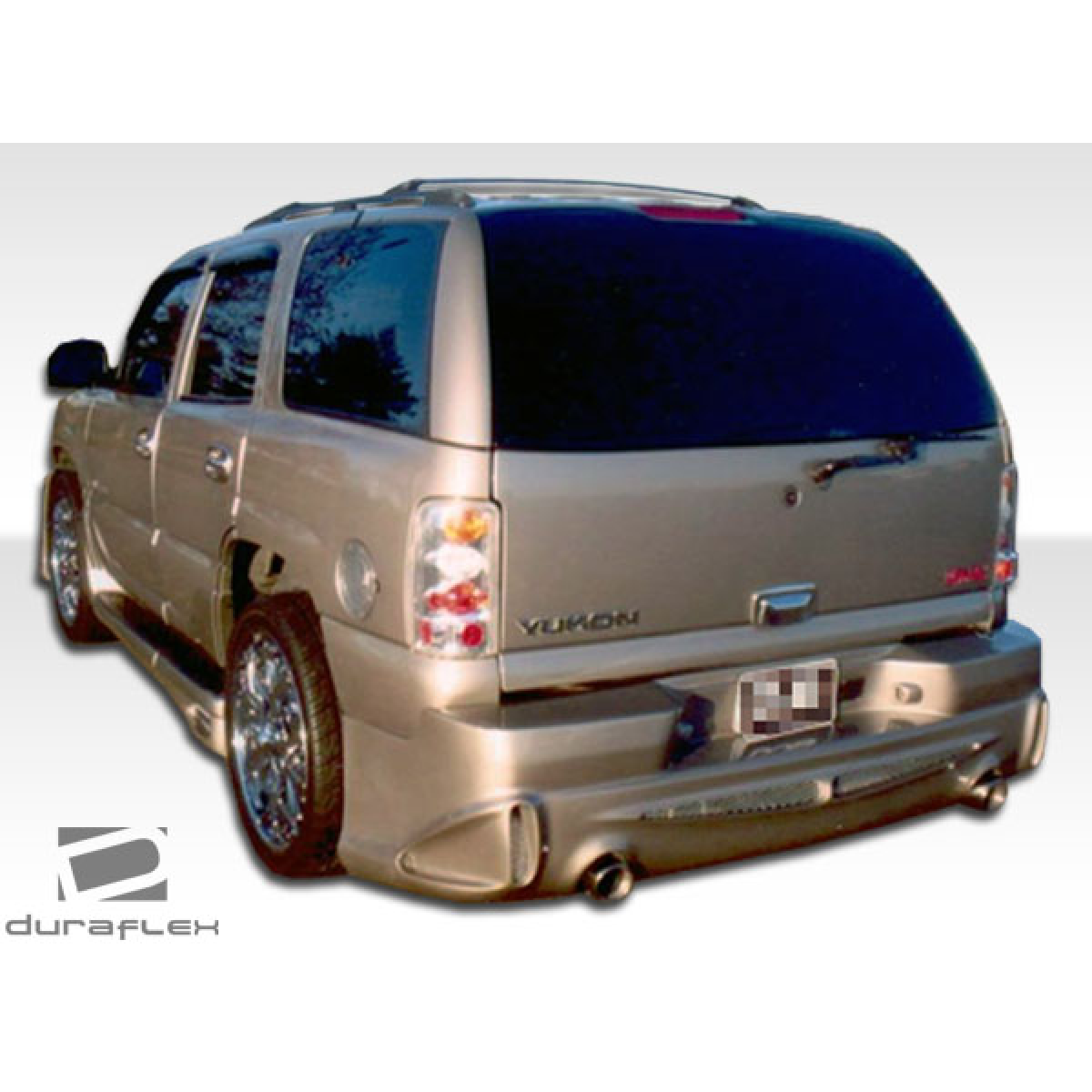 Modify your GMC Yukon Denali 2001 with our Exterior/Complete Body Kits - Rear three quarter angle view of vehicle