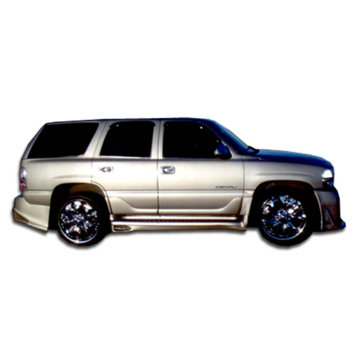 Modify your GMC Yukon Denali 2001 with our Exterior/Complete Body Kits - Side profile view of the vehicle