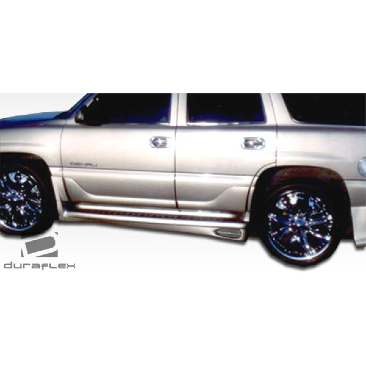 Modify your GMC Yukon Denali 2001 with our Exterior/Complete Body Kits - Side view of vehicle showing side skirts