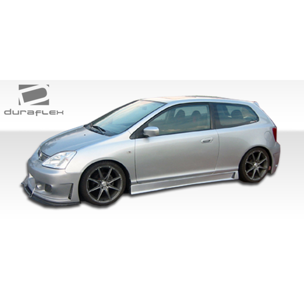 Modify your Honda Civic 2002 with our Exterior/Front Bumpers or Lips - Angle showing side view of the car part