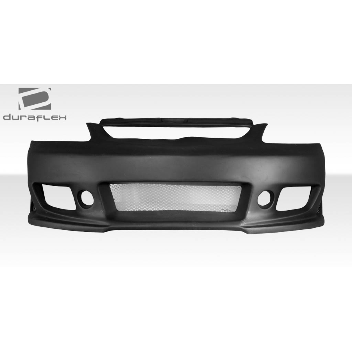 Modify your Honda Civic 2002 with our Exterior/Front Bumpers or Lips - Image shows front view of car bumper part