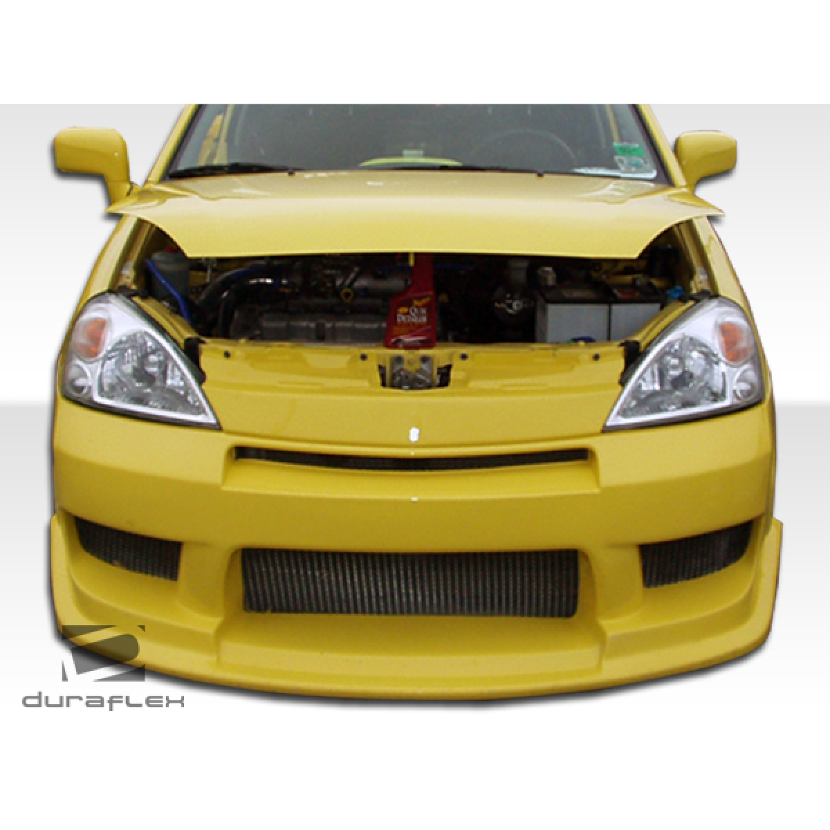 Modify your Suzuki Aerio 2002 with our Exterior/Front Bumpers or Lips - Front view showcasing the bumper design features