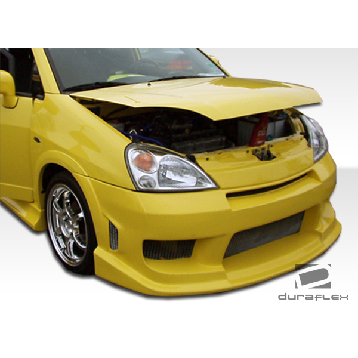 Modify your Suzuki Aerio 2002 with our Exterior/Front Bumpers or Lips - The part is viewed at a frontal angle