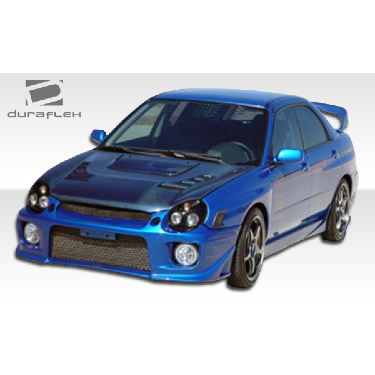 Modify your Subaru Impreza 2002 with our Exterior/Front Bumpers - Vehicle seen at a front angle