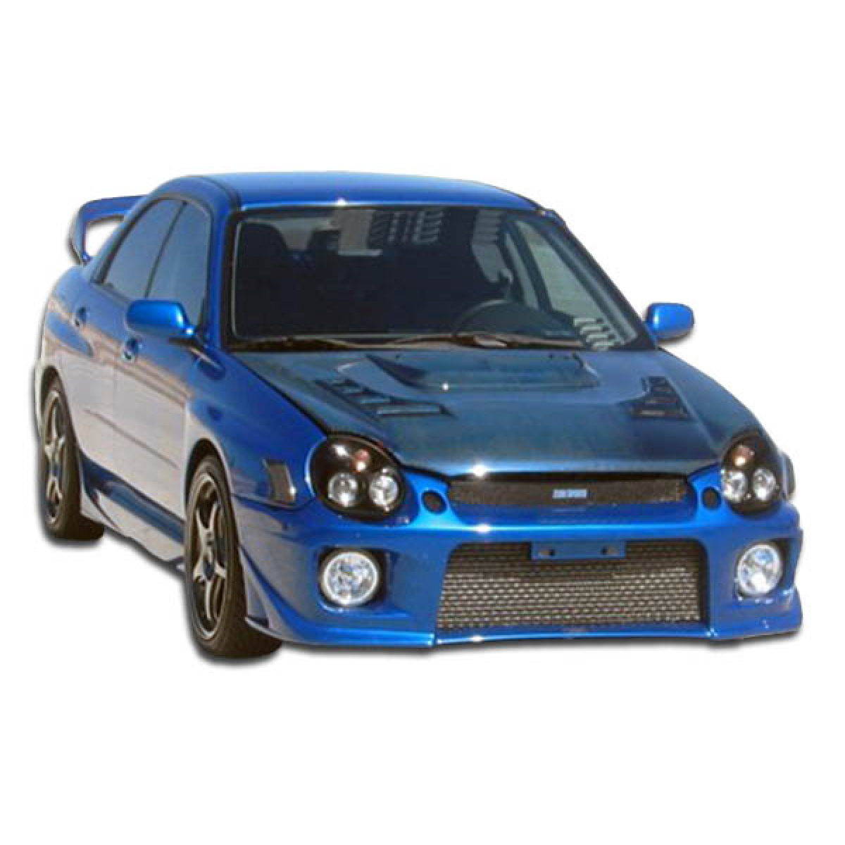 Modify your Subaru Impreza 2002 with our Exterior/Front Bumpers - Viewed from slightly front side angle