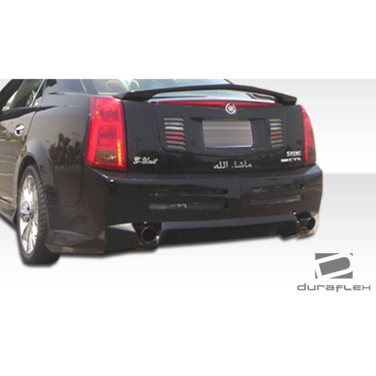 Modify your Cadillac CTS 2003 with our Exterior/Complete Body Kits - Angle from rear slightly to the side