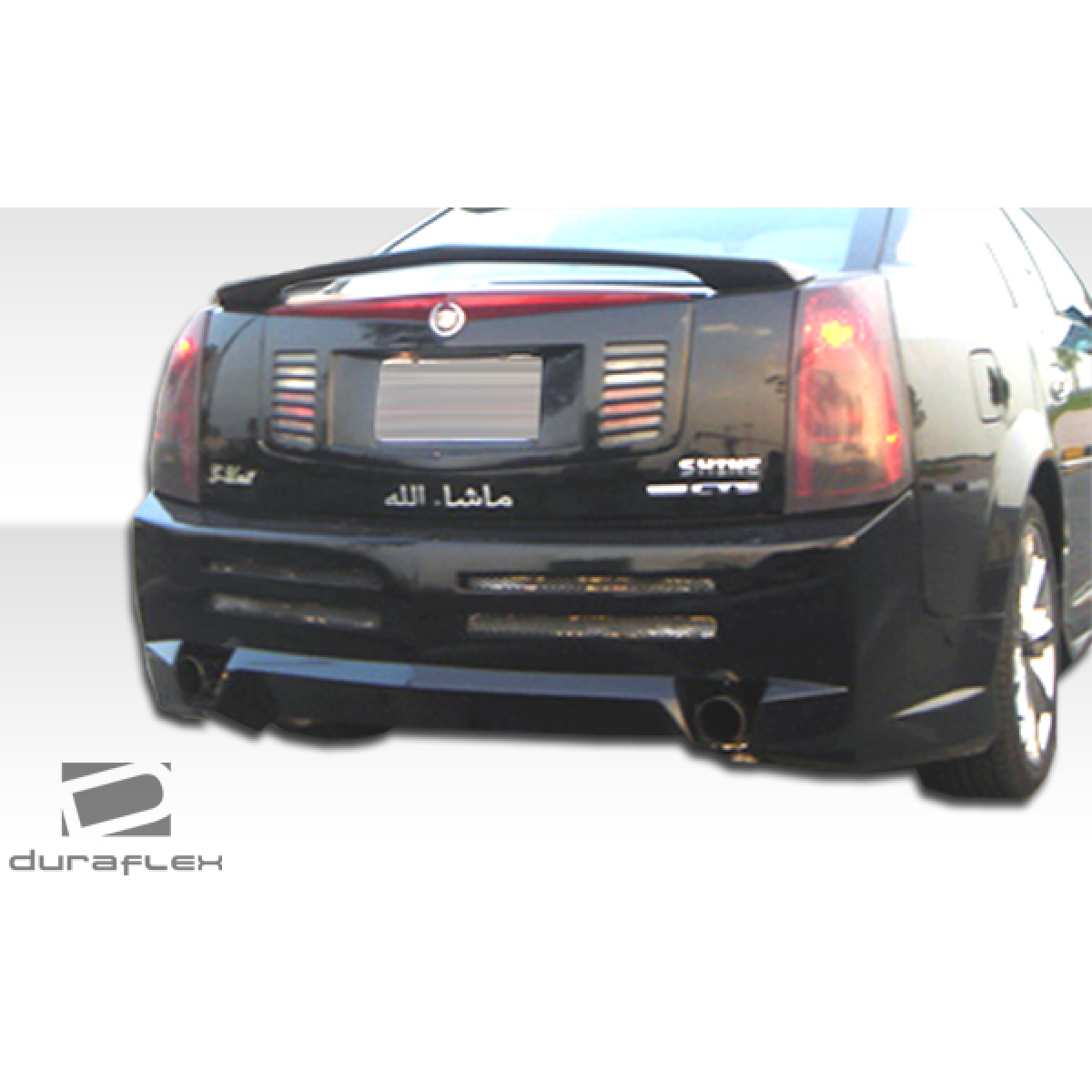 Modify your Cadillac CTS 2003 with our Exterior/Complete Body Kits - Rear view angle showing the bumper part clearly