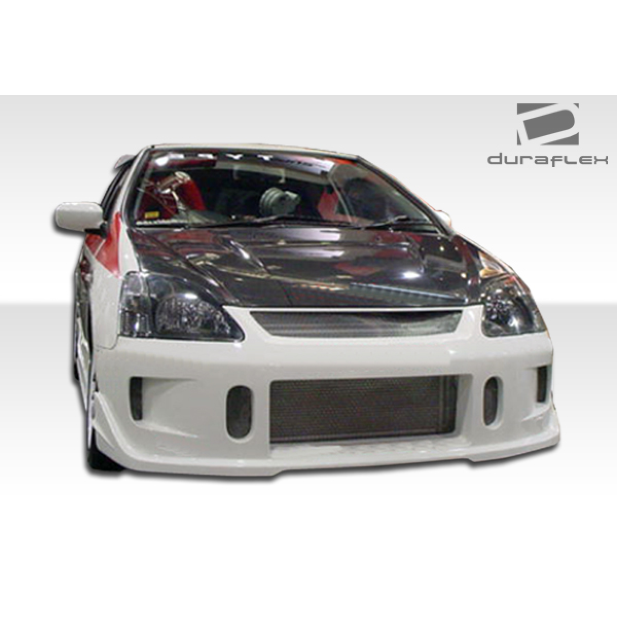 Modify your Honda Civic 2002 with our Exterior/Complete Body Kits - Front angle view of car part close up