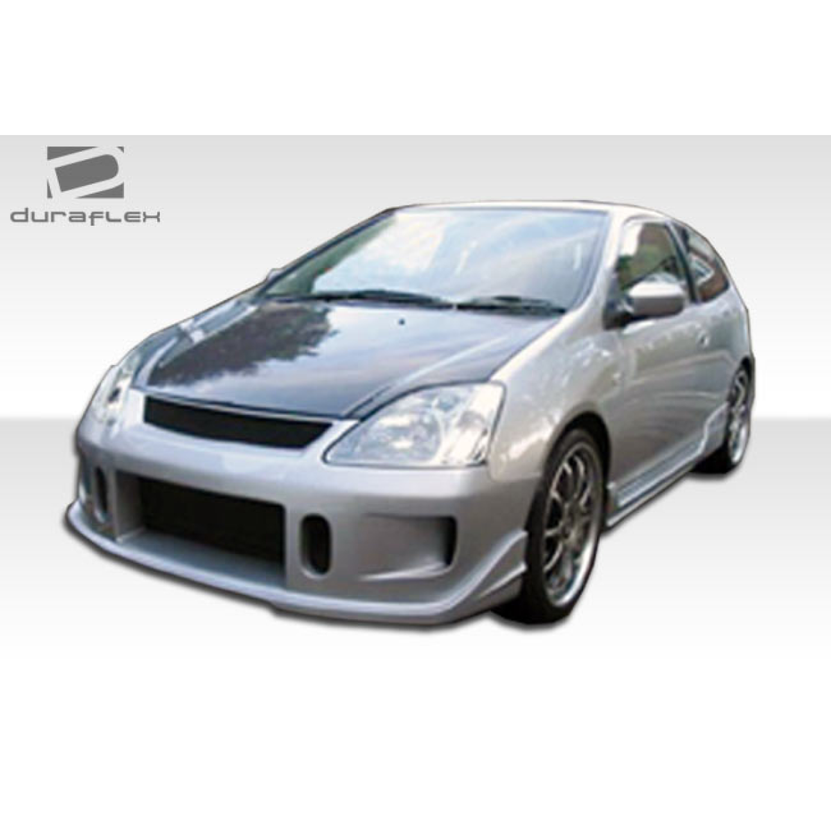 Modify your Honda Civic 2002 with our Exterior/Complete Body Kits - Frontal view of vehicle at slight angle