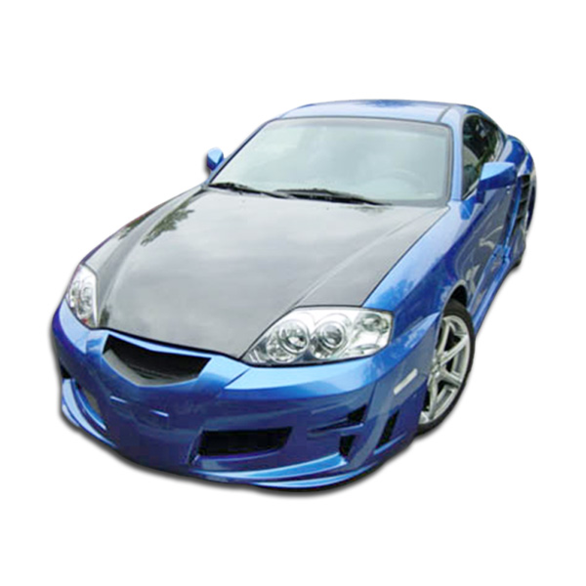 Modify your Hyundai Tiburon 2003 with our Exterior/Front Bumpers or Lips - Front angle view of the car