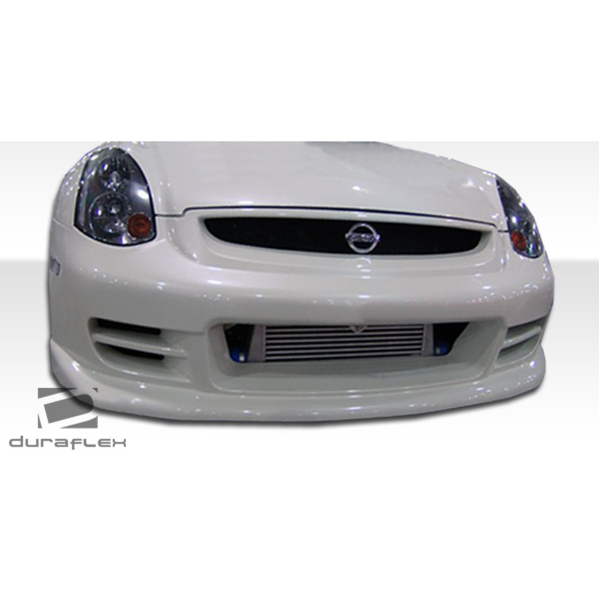 Modify your Infiniti G35 2003 with our Exterior/Front Bumpers or Lips - Front view at a low angle showcasing the bumper