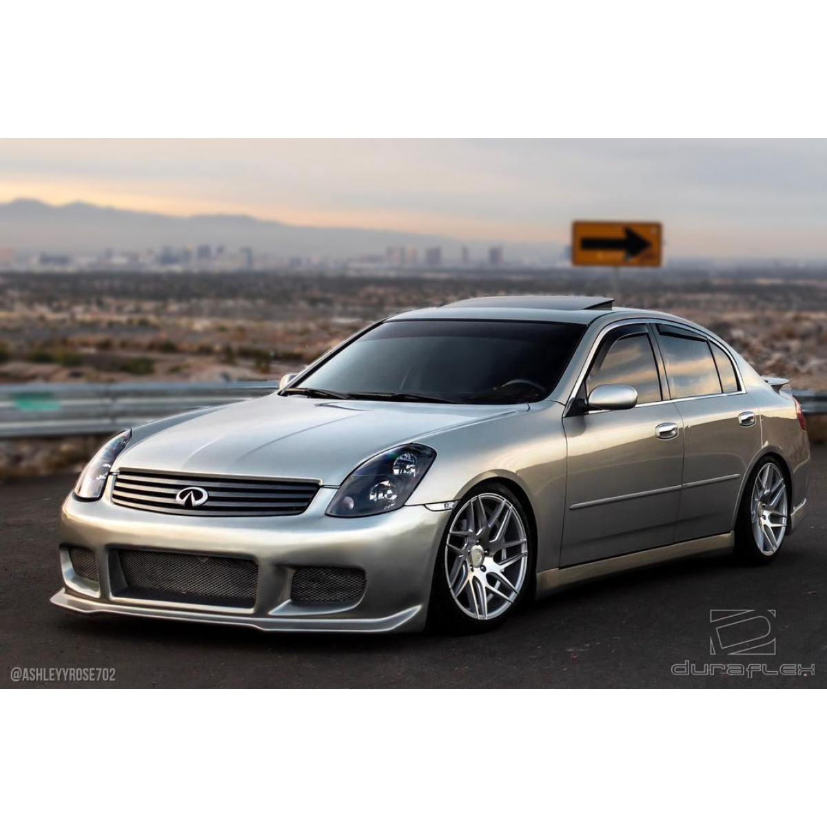 Modify your Infiniti G35 2003 with our Exterior/Front Bumpers or Lips - Three quarter front left angle view of vehicle