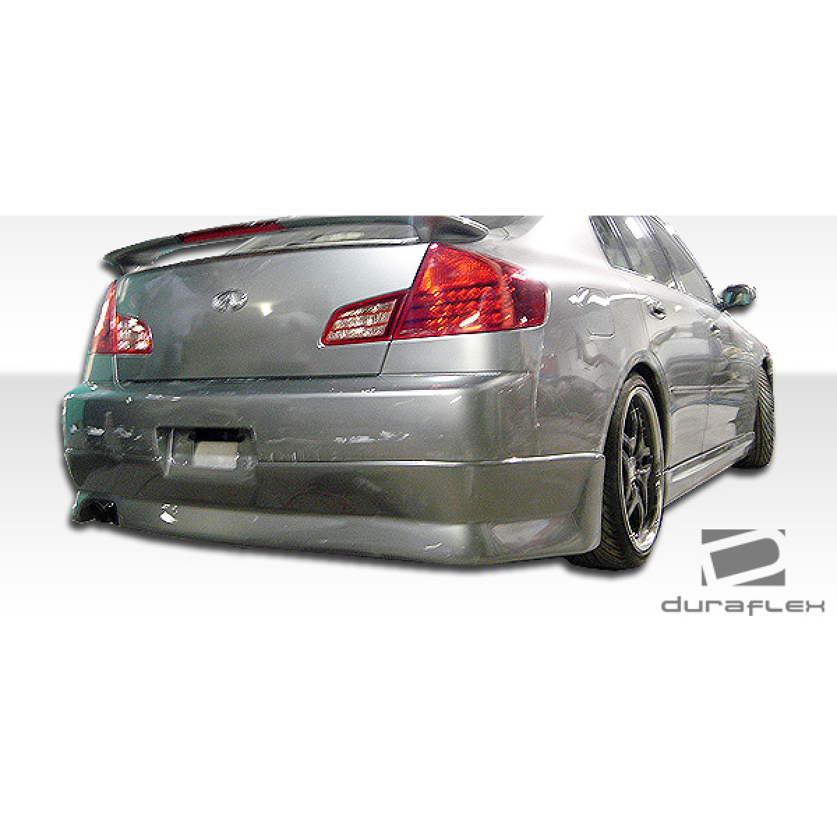 Modify your Infiniti G35 2003 with our Exterior/Complete Body Kits - Rear view angle of the Infiniti G35 body part