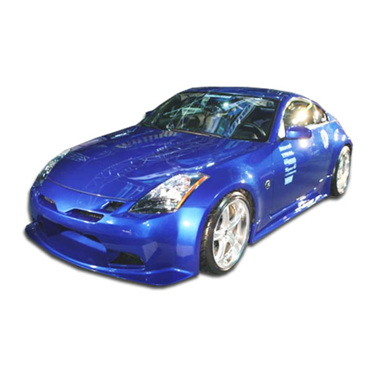 Modify your Nissan 350Z 2003 with our Exterior/Complete Body Kits - Angle is front three quarters view of the car