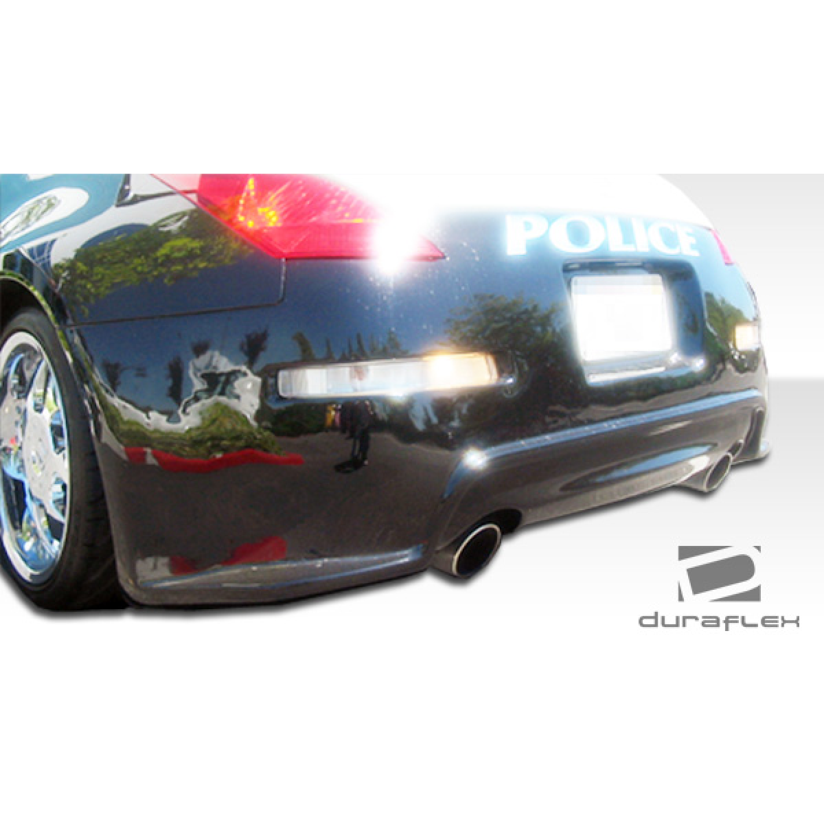 Modify your Nissan 350Z 2003 with our Exterior/Complete Body Kits - View of rear bumper at slight angle from side