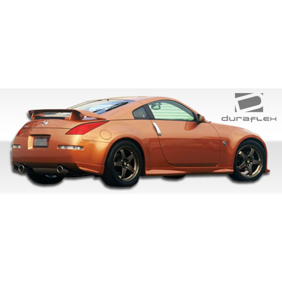 Modify your Nissan 350Z 2003 with our Exterior/Rear Bumpers or Lips - View is at a rear three quarter angle