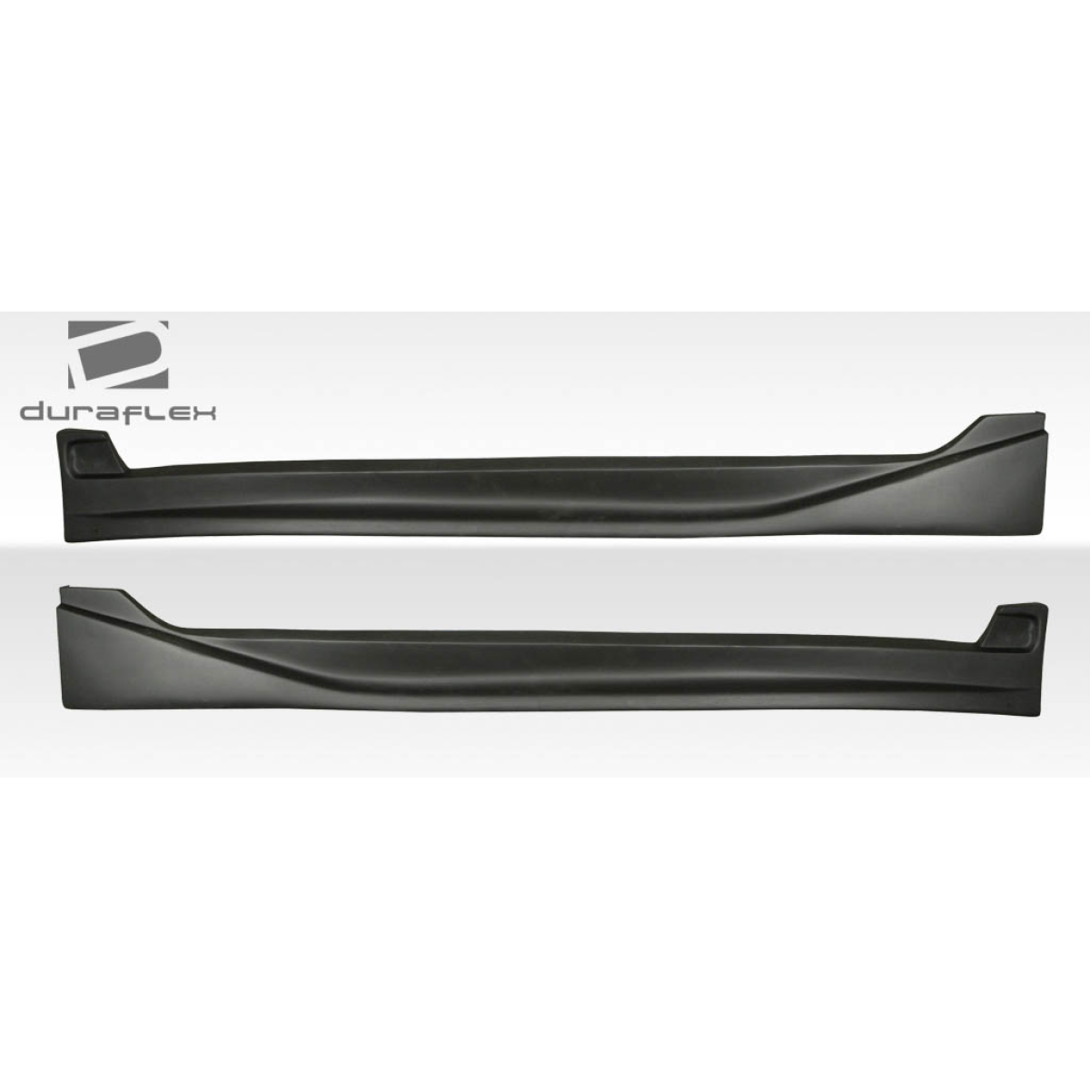 Modify your Toyota Corolla 2003 with our Exterior/Side Skirts - Side view of the part at a slight angle