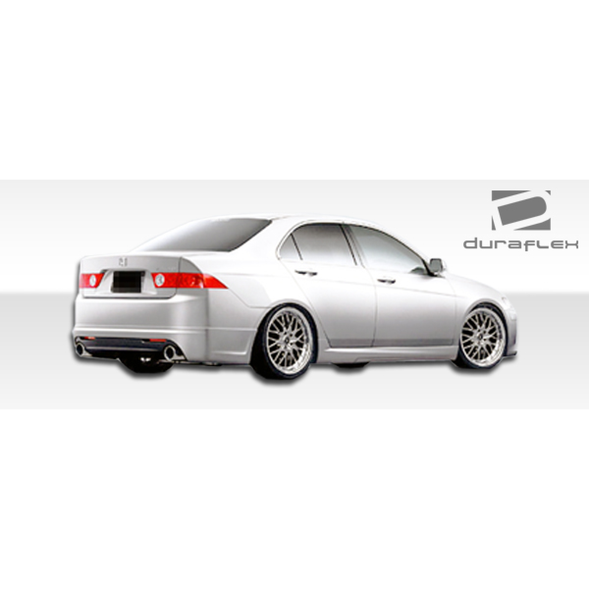 Modify your Acura TSX 2004 with our Exterior/Rear Bumpers or Lips - Rear angle view of the Acura TSX part