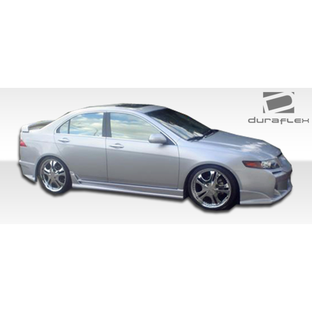 Modify your Acura TSX 2004 with our Exterior/Front Bumpers - Side angle view of the vehicle part