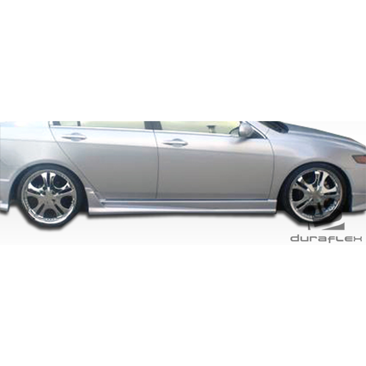 Modify your Acura TSX 2004 with our Exterior/Side Skirts - Side profile angle of the vehicle