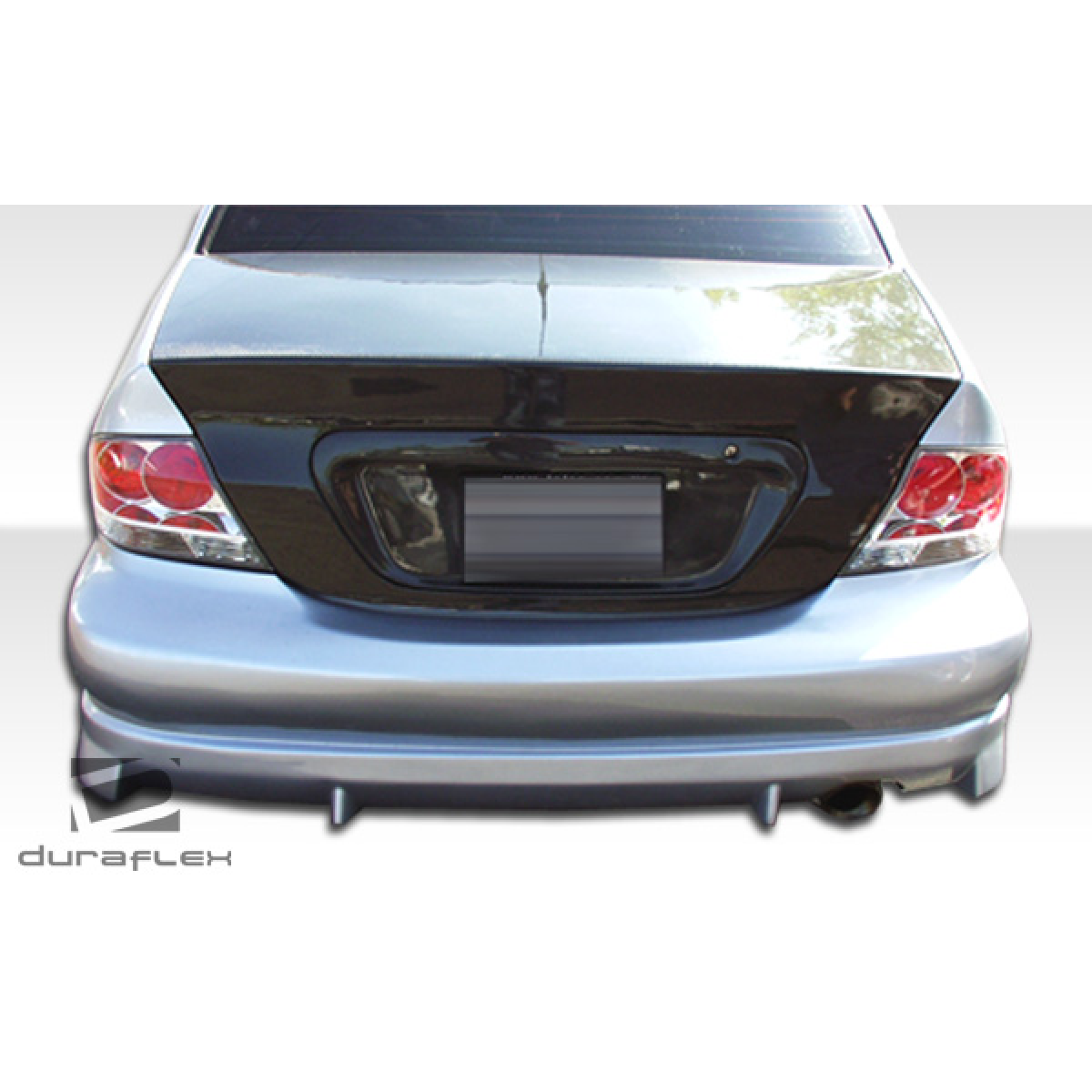 Modify your Mitsubishi Lancer 2004 with our Exterior/Complete Body Kits - Rear view of vehicle showing rear bumper part