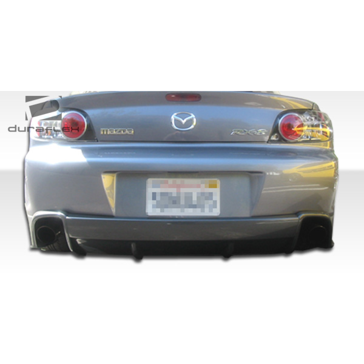 Modify your Mazda RX-8 2004 with our Exterior/Rear Bumpers or Lips - Rear view at a slight upward angle