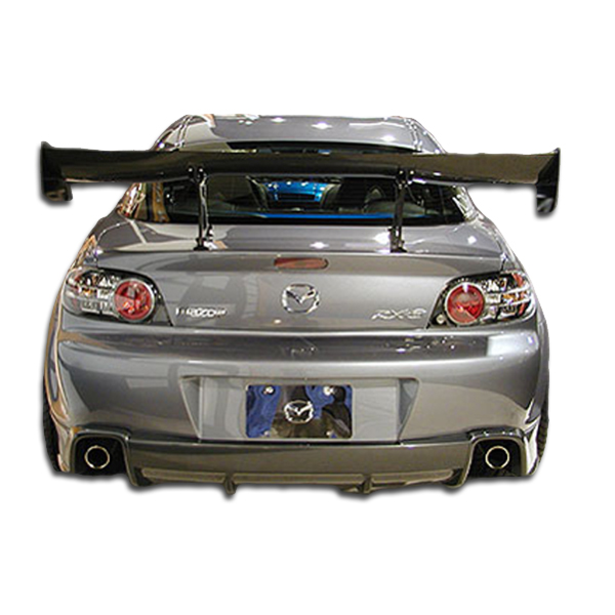 Modify your Mazda RX-8 2004 with our Exterior/Complete Body Kits - Rear view of the car at a straight angle