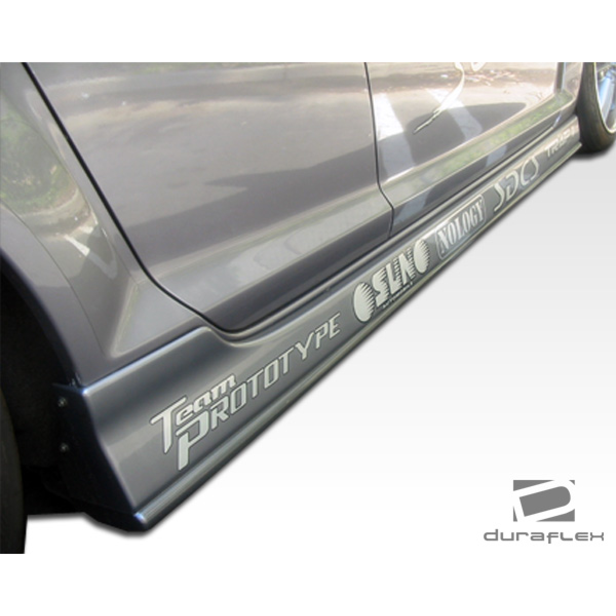 Modify your Mazda RX-8 2004 with our Exterior/Side Skirts - Side view angled from the front wheel well