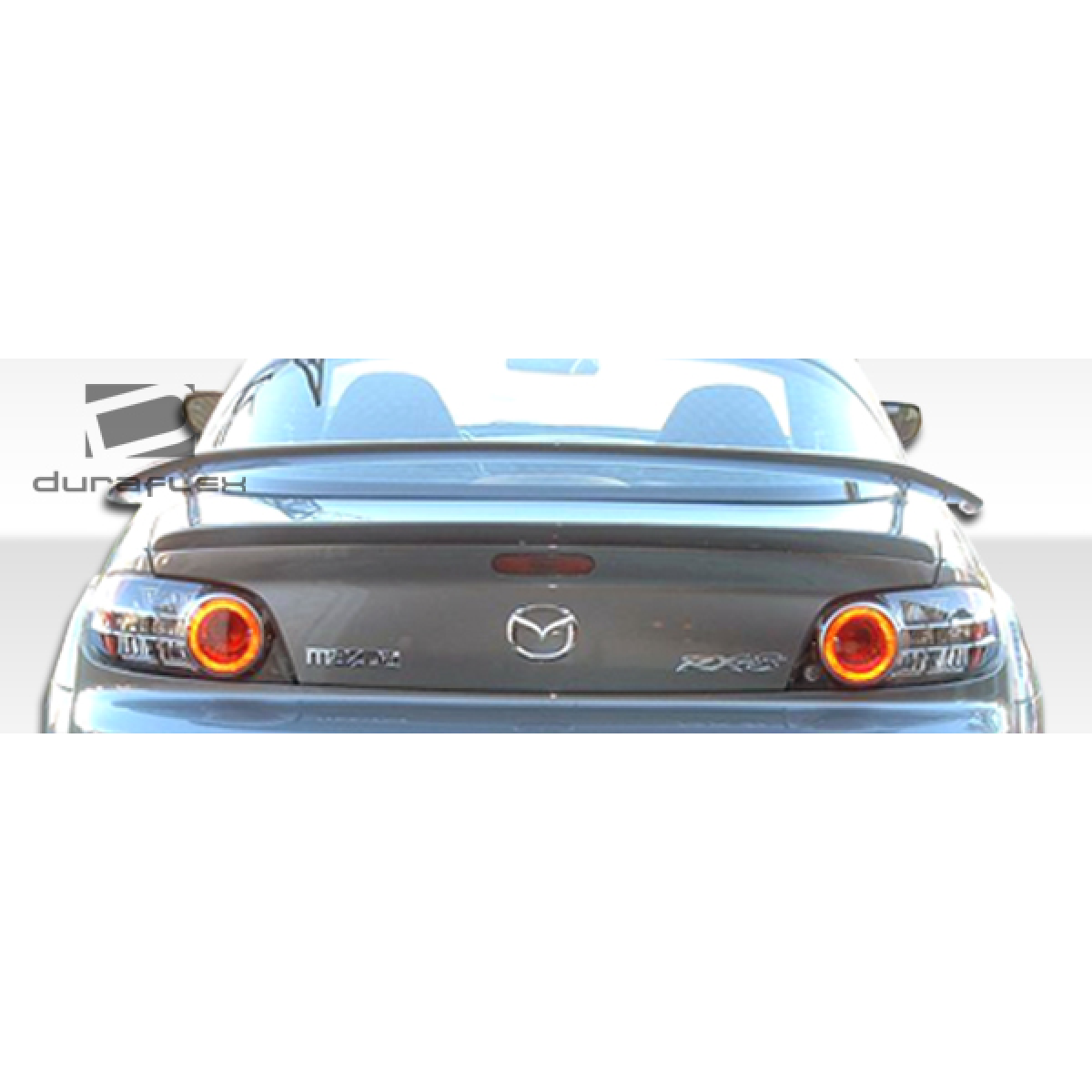 Modify your Mazda RX-8 2004 with our Exterior/Wings - Rear view of the vehicle at eye level angle